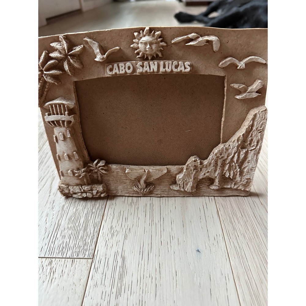 Cabo San Lucas Mexico Souvenir 3D Relief Resin Picture Frame Beach Decor